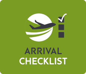Arrival checklist