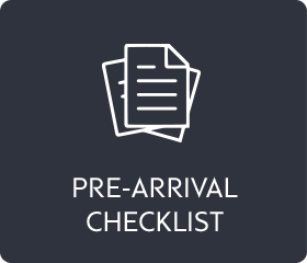 Pre-arrival checklist