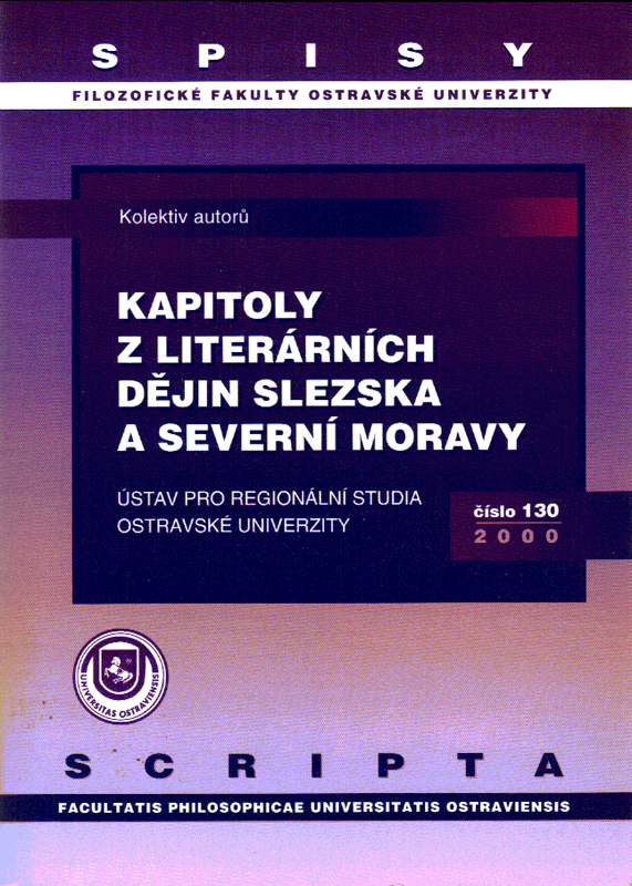 Kapitoly z literárních dějin Slezska a severní Moravy