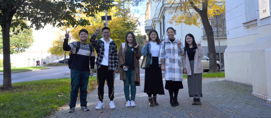 Students from China spend their semester in Ostrava in 2019