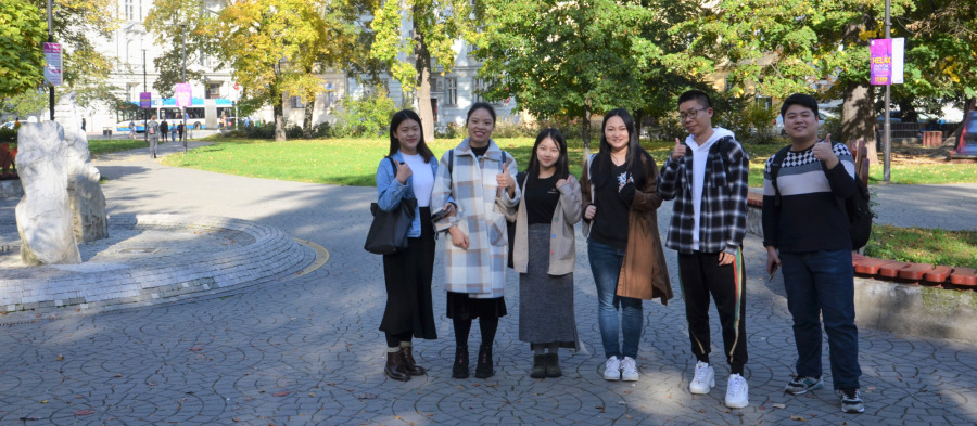 Students from China spend their semester in Ostrava in 2019