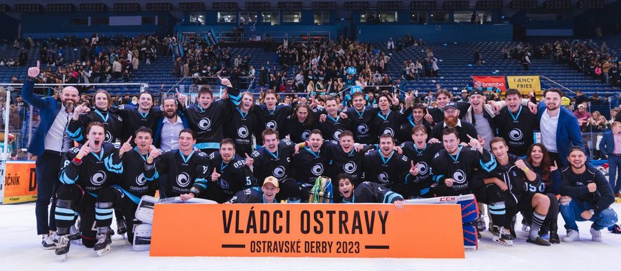 Hokejisté OU obhájili titul v Ostravském hokejovém derby