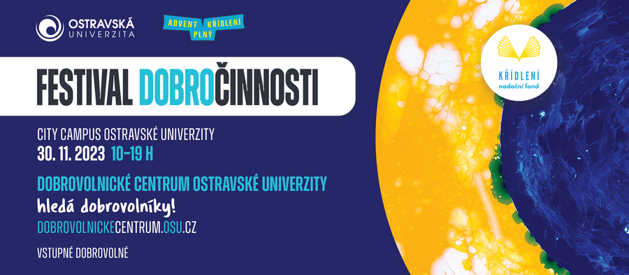 Zapojte se do prvního „Dobrodne“ Ostravské univerzity